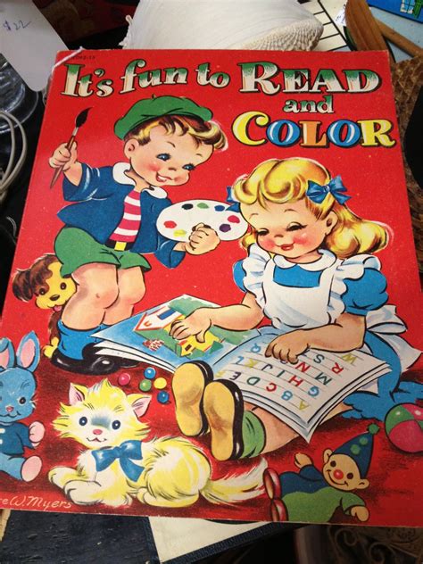 dianne zweig kitsch  stuff collecting vintage coloring books