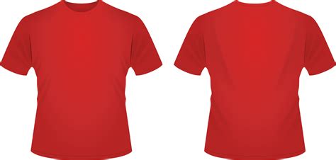 Red T Shirt Template Clipart Best