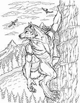 Werwolf Lupi Mannari Werewolf Mannaro Lupo Malvorlagen sketch template