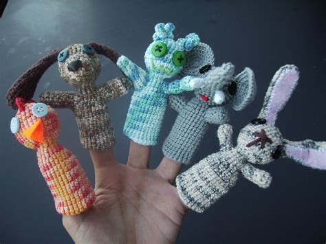 anjas haeklerier finger puppets