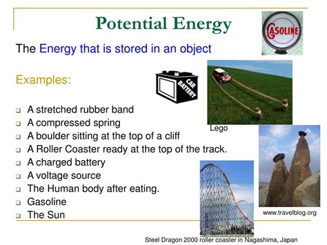 work energy kinetic energy potential energy  power powerpoint  id