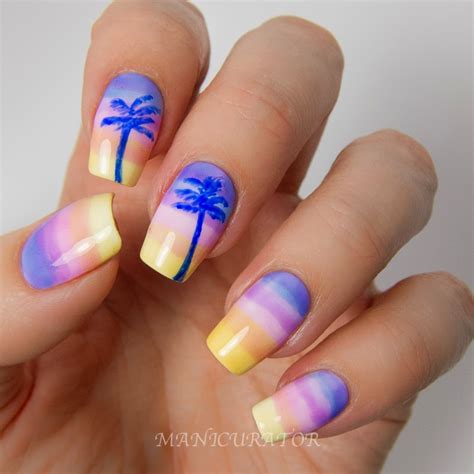 acrylic summer nails