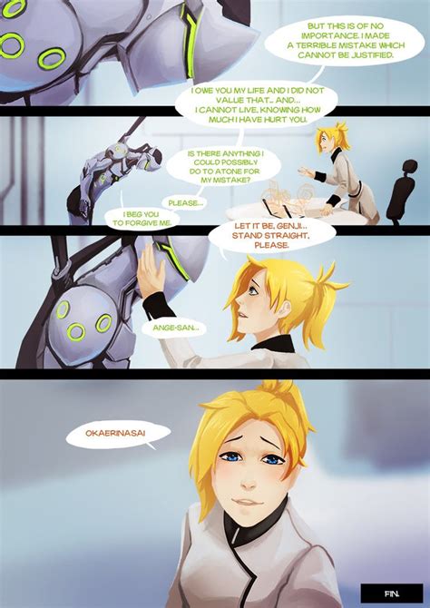 overwatch genji and mercy p 3 by chuguy watch over me
