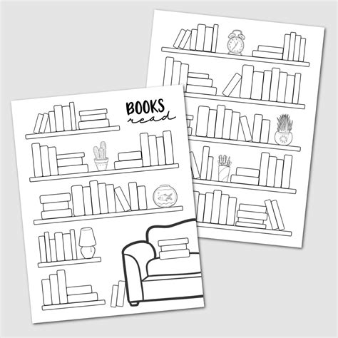 books read printable tracker krafty planner