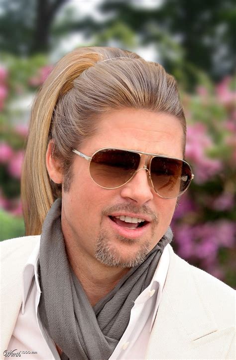 Brad Pitt Troy Hairstyle Fade Haircut