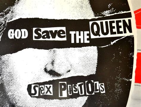 sex pistols original god save the queen promotional poster at 1stdibs