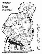 Halo Odst Rookie Colorear Sniper Waypoint Everfreecoloring Ausmalbild Xbox Designlooter Deadpool Minion sketch template