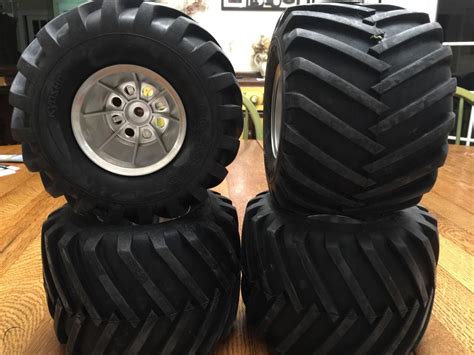 mm hex monster truck wheels  tires kyosho usa tower terror rc