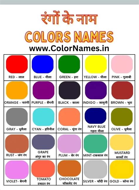 colorscolours   english  hindi  pictures