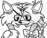 Foxy Fnaf Mangle Freddy Coloriage Colorare Kissing Angle Freddys Getdrawings Sheets Getcolorings Clipartmag Animatronics Springtrap sketch template