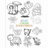 Coloring Color Book Preschooler Shapes Toddler Giant Activity Everything Awesome Animals Flowers Fun Great Kids First sketch template