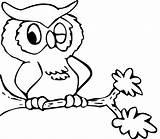 Owl Coloring Pages Clip Kids sketch template