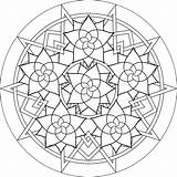 Coloring Geometry Pages Sacred Getcolorings sketch template