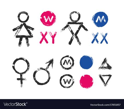male female symbols wc toilet icons royalty free vector