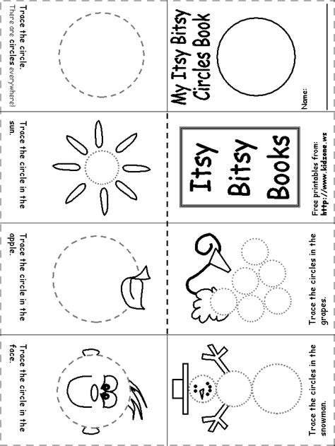 itsy bitsy book shapes preschool mini books shapes worksheets