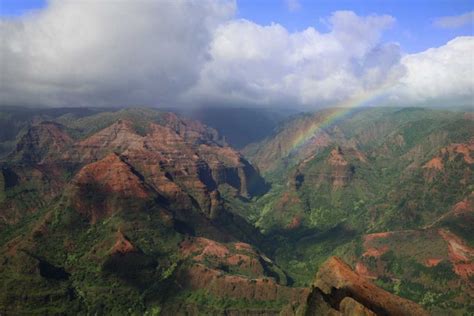 hawaii kauai rainbow  waimea canyon  dennis flaherty item varpdxusbjy michaels