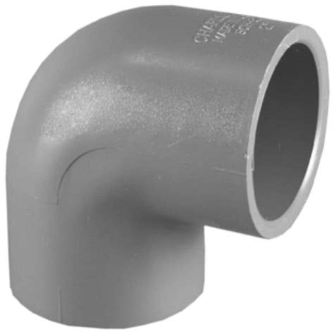 shop charlotte pipe 1 in dia 90 degree pvc sch 80 elbow at