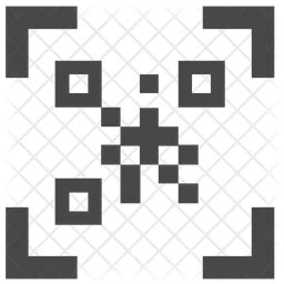 qr code scan icon  glyph style   svg png eps ai icon fonts