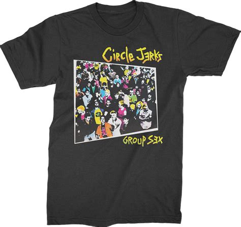 Circle Jerks Group Sex Album Tee Black