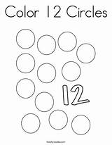 Coloring Circles Color Number Pages Preschool Worksheets Twistynoodle Circle Print Numbers Kids Twisty Noodle Kindergarten Tracing Ll Pre sketch template
