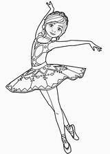 Coloring Leap Ballerina Pages Felicie Movie sketch template