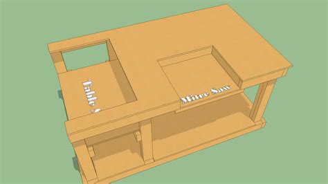 table  mitre  workbench plans  warehouse