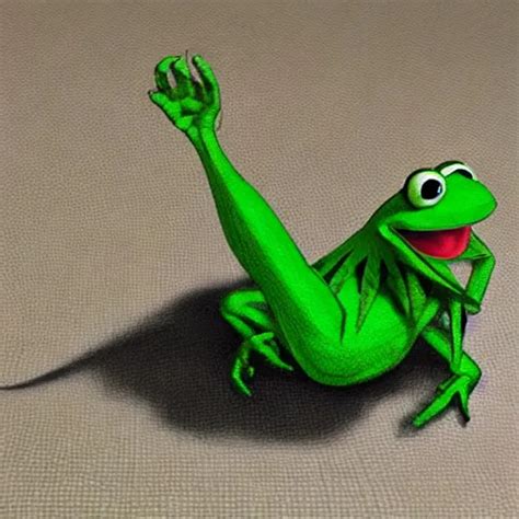 evil russian kermit  frog hyper realistic   openart