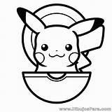 Pikachu Pokebola Dibujar Domestika Dibujospara sketch template