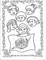 Naciones Unidas Dia Onu Colorear Preescolar Maestraerikavalecillo Conmemorativas sketch template