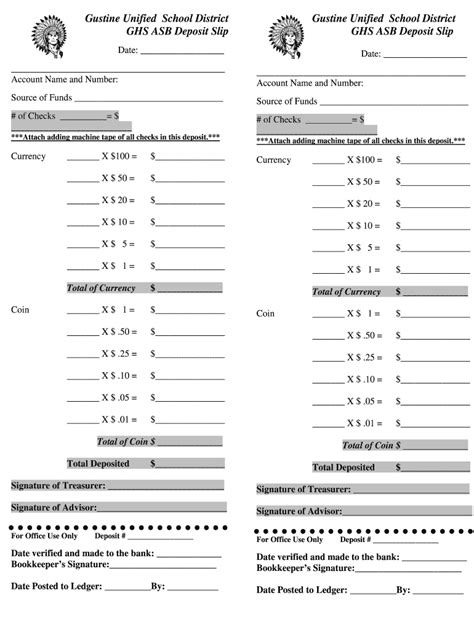 Asb Deposit Slip Form Fill Out And Sign Printable Pdf Template Signnow
