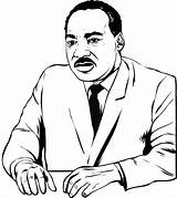Luther Martin King Coloring Jr Pages Mlk Printable Cartoon Worksheets Color Kids Print Dr Clip Sheets Baby Quotes Clipart Clipartmag sketch template