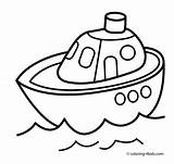 Coloring Transportation Pages Kids Transport Water Printable Submarine Ship Air Year Old Clipart Boys Color Drawing Printables Sheets Cute Cement sketch template