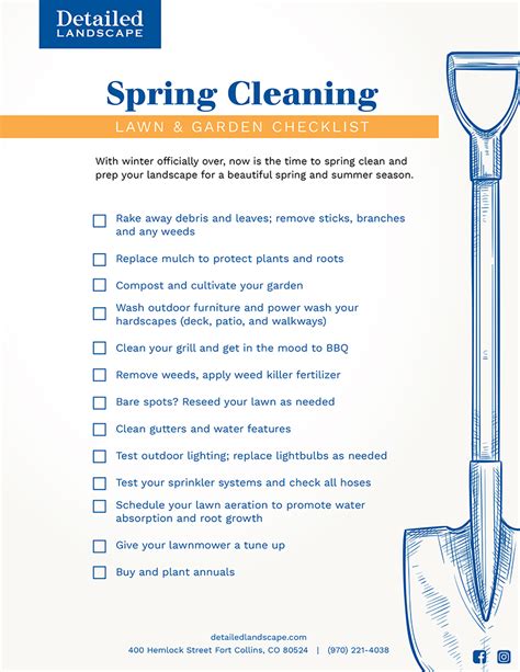 Spring Lawn And Garden Checklist Spring Cleaning Checklist Spring