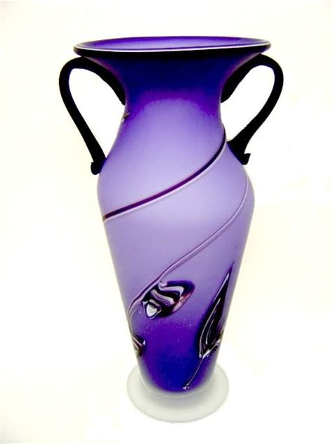 Purple Vase World Art Glass Murano Glass Ts Co