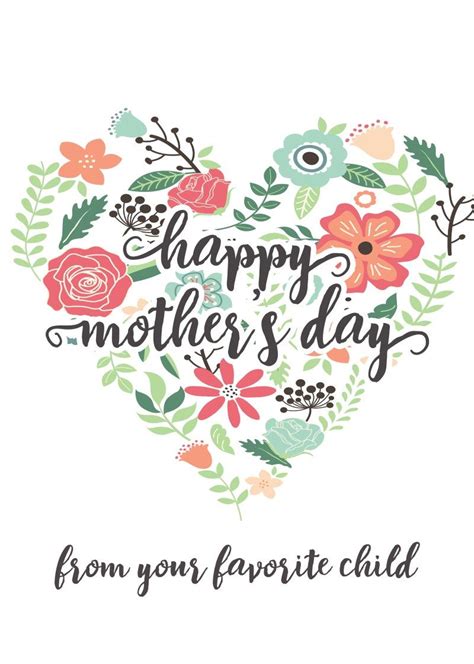 happy mothers day messages  printable mothers day cards