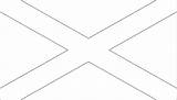 Scotland Saltire N3 5ft 3ft Andrew sketch template