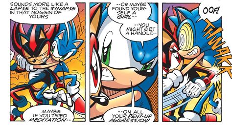 Shadow Needs A Girlfriend Archie Sonic Comics Know