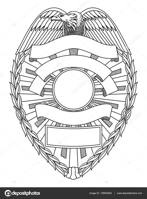 police badge blank stock vector image  cawesleyfloyd
