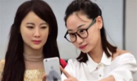 ‘i m as smart as you humans robot goddess jia jia in live interview world news uk
