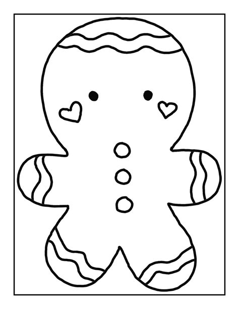 gingerbread coloring pages north pole christmas