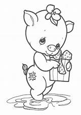 Precious Moments Coloring Pages Animal Animals Printable Girls Friends Cute Pig Bear Sheets Adults Baby Kids Colouring Koala Angel Bing sketch template