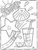 Coloring Vacation Pages Summer Getcolorings Fun sketch template