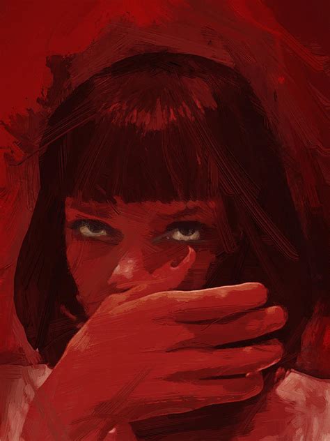 Mia Wallace Pulp Fiction Digital Art By Afterdarkness