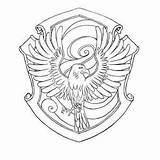 Potter Ravenclaw Hogwarts Crest Gryffindor Hufflepuff Escudo Pottermore Crests Lineart Celebrando Coloringhome Attractive Poudlard Albanysinsanity Preto Aesthetic Septiembre sketch template