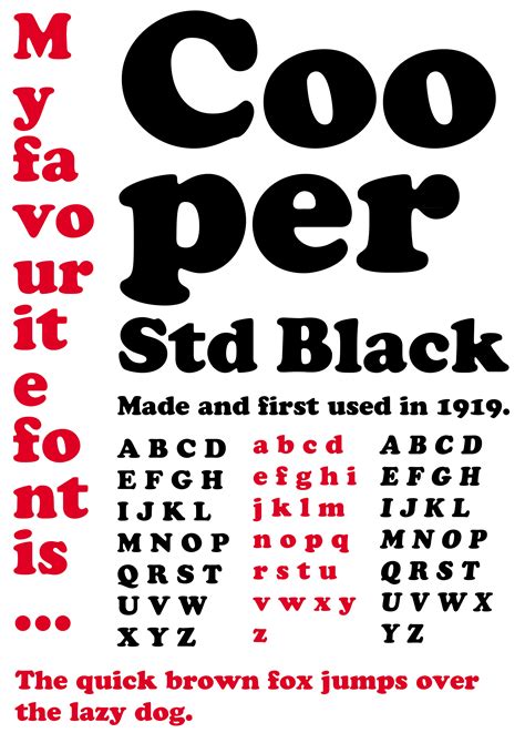 cooper black google cooper black font typography poster typo poster