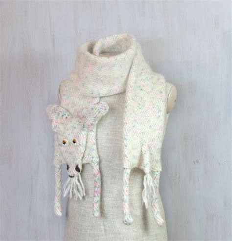 wool goat soft long scarf animal scarf original unique winter etsy warm scarf winter