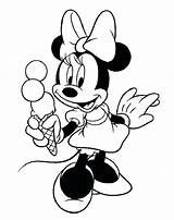 Mouse Minnie Bow Coloring Pages Clipartmag Drawing sketch template