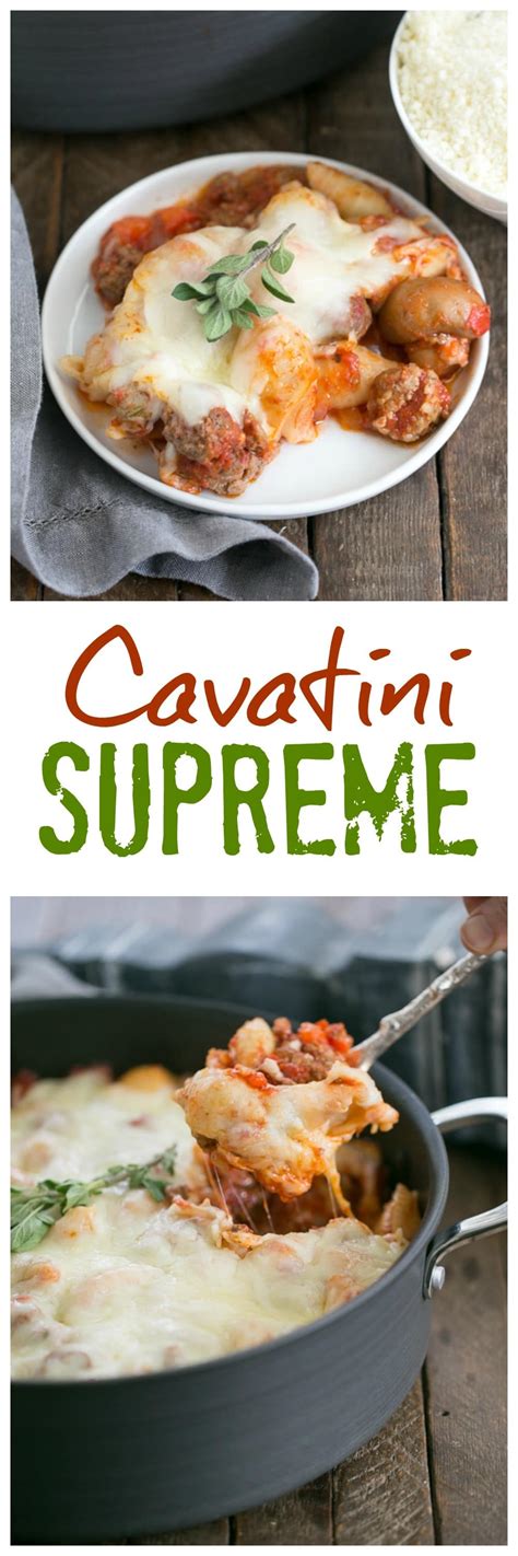 cavatini supreme recipe giveaway favoritefamilyrecipe  skinny chick  bake