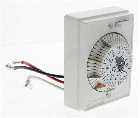 intermatic  ac wall switch timer max onoff cycles white ze grainger