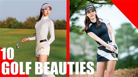 10 Hot Korean Female Golfers Youtube